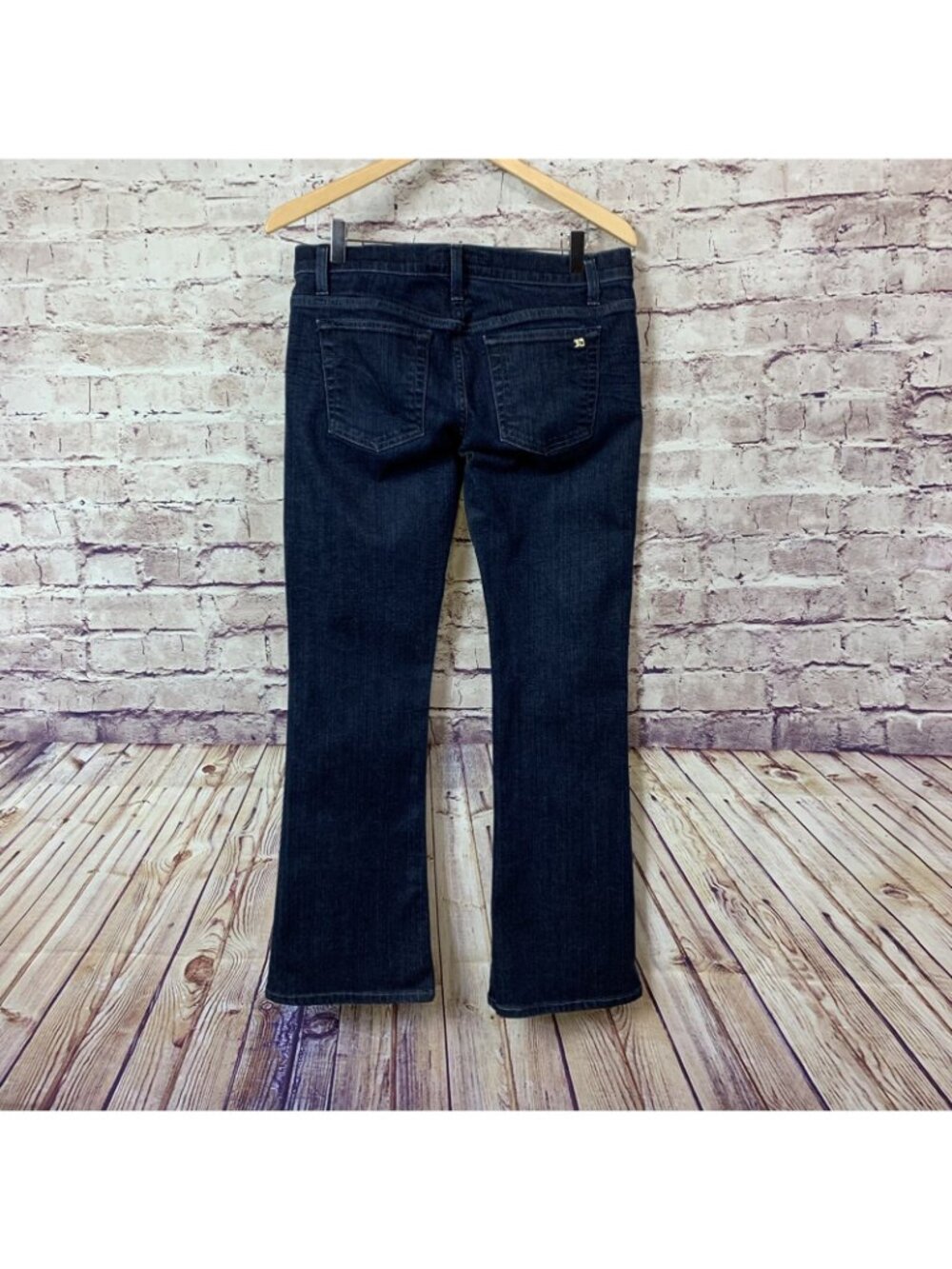 Joe’s Jeans Rocker Vincent Low Rise Dark Wash Flare Jeans - Picture 9 of 12